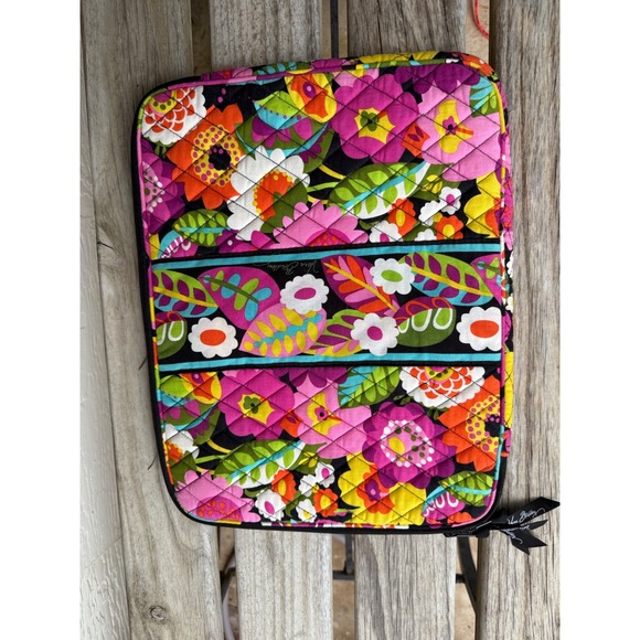 Vera Bradley Quilted Floral Zip Tablet/Laptop Case Pouch Bag Va Va Bloom 11X14 - Picture 8 of 8
